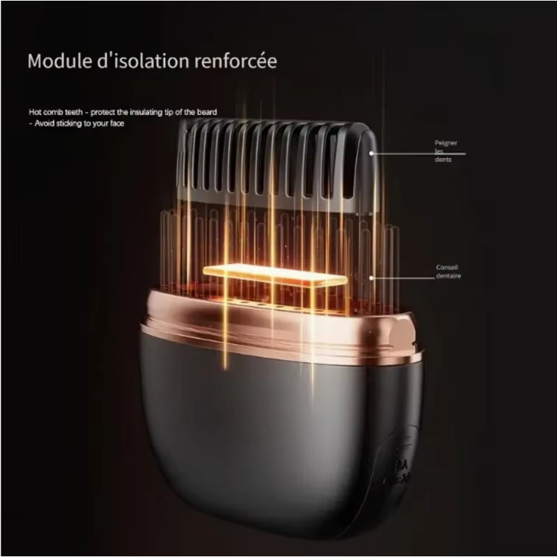 Mini Hair Straightening Comb Wireless Charging Portable Multifunctional Hair Care Not Hurt Hair Styling Comb Hair Straightener