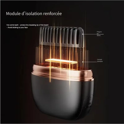 Mini Hair Straightening Comb Wireless Charging Portable Multifunctional Hair Care Not Hurt Hair Styling Comb Hair Straightener