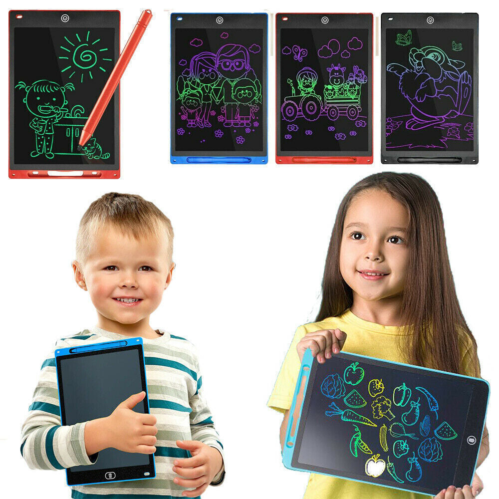 8.5" & 12" Electronic LCD Digital Writing Tablet Drawing Board Graphics Kids UK