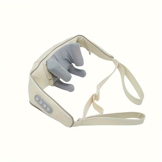 Electric Neck and Shoulder Massager Wireless Shoulder & Back Massage Pillow Trapezius Neck Cervical Back Massage Shawl Gifts